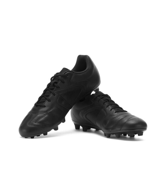 All-black stealth soccer cleats